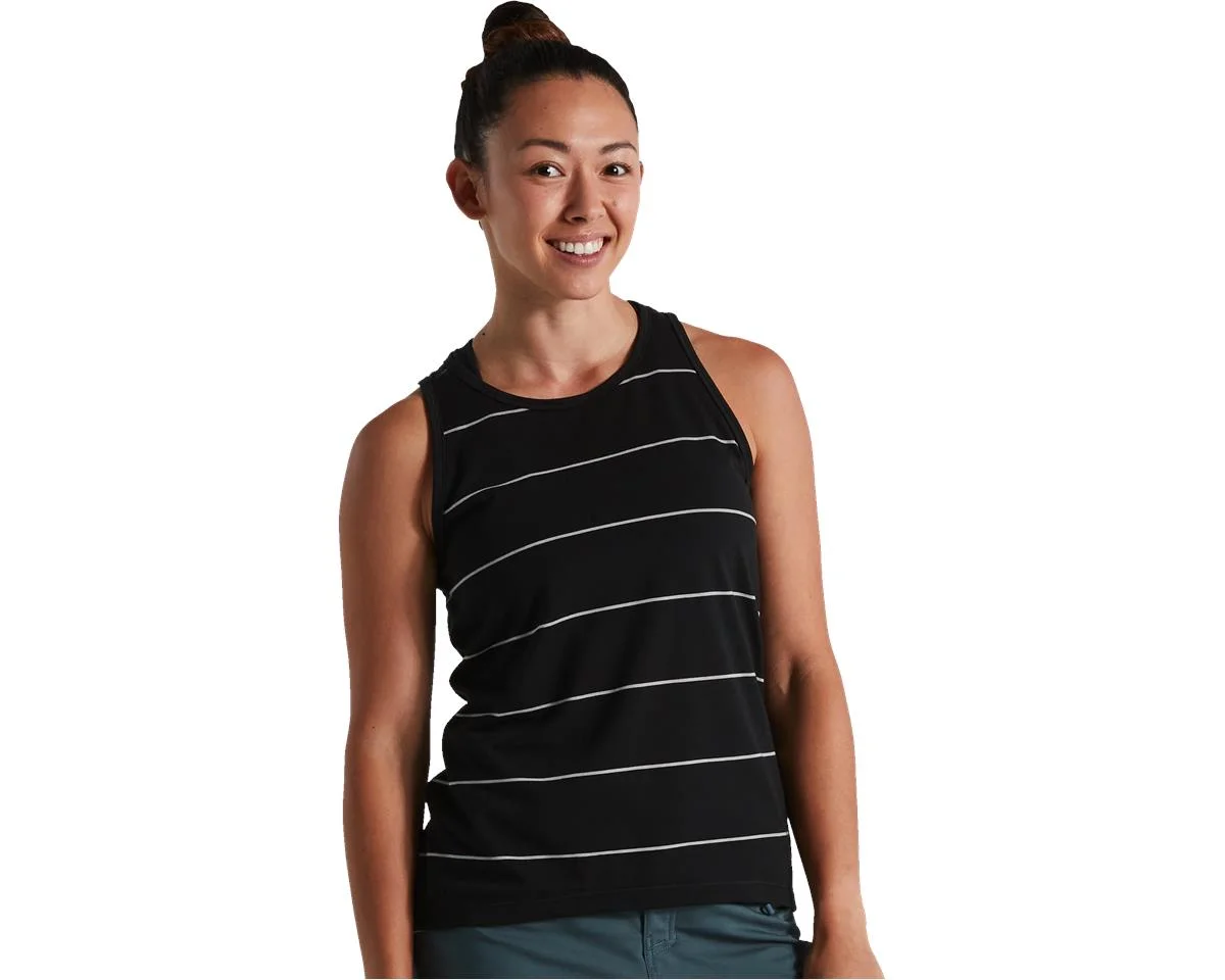 Specialized Women's Drirelease Stripe Tank (Black) (S)